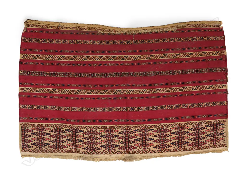 Turkman wool and silk Chuval, Image 1++